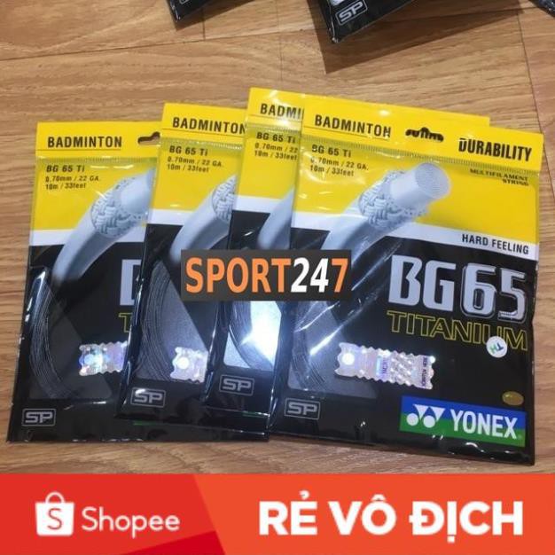 👍Freeship👍  siêu rẻ Cước yonex BG65 căng vợt cầu lông hàng cao cấp .