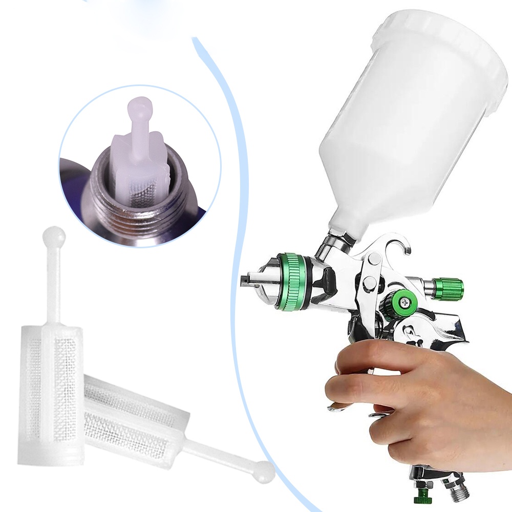 Set 10 đầu lọc bằng nhựa dành cho súng phun sơn