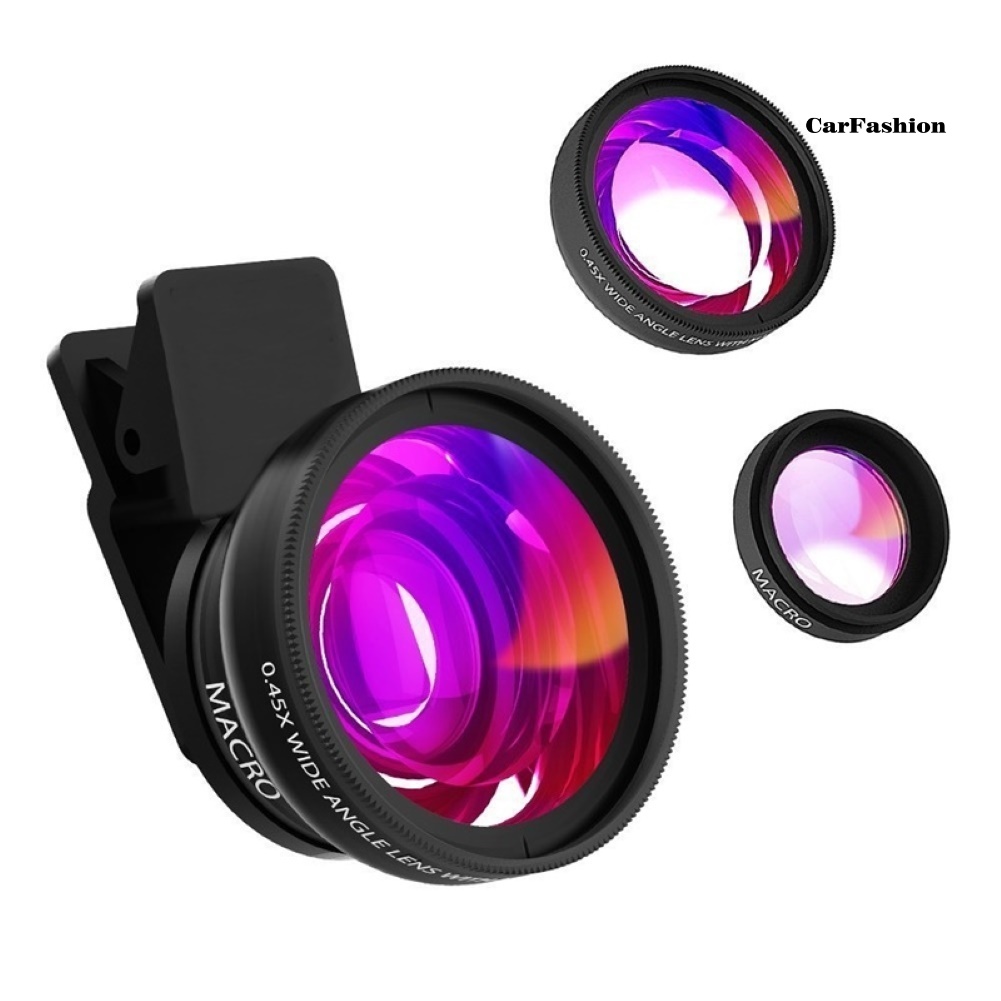 CYSP_Universal Mobile Phone 0.45X Wide Angle 12.5X Macro HD Lens for iPhone Android