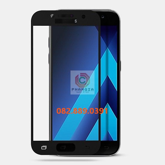 Kính cường lực Samsung A3 2017 full màn, full keo, không li ti