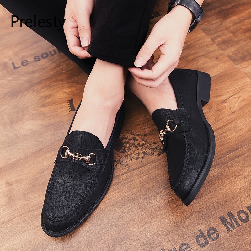 Giày Da Thời Trang Công Sở Sang Trọng Cho Nam