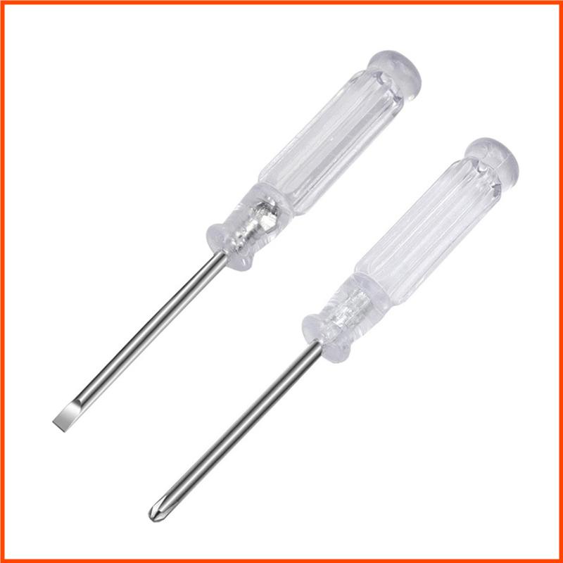 Tuốc Nơ Vít Phillips / Phẳng Mini 95mm / 3.7-inch Trong Suốt