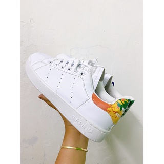 ( vuốt phải xem video - giầy fullbox + giấy gói )Giầy thể thao stan smith gót bạc