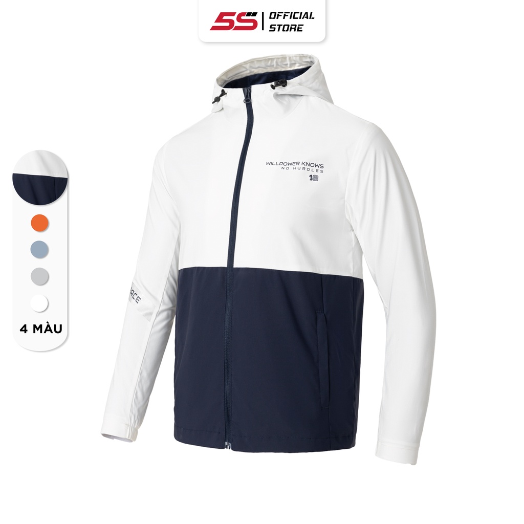 Áo Khoác Thể Thao Nam 5S, Chất Cao Cấp Lót Nỉ, Dày Dặn, Trượt Nước, Cản Gió, Giữ Ấm Tốt (AKG22022)