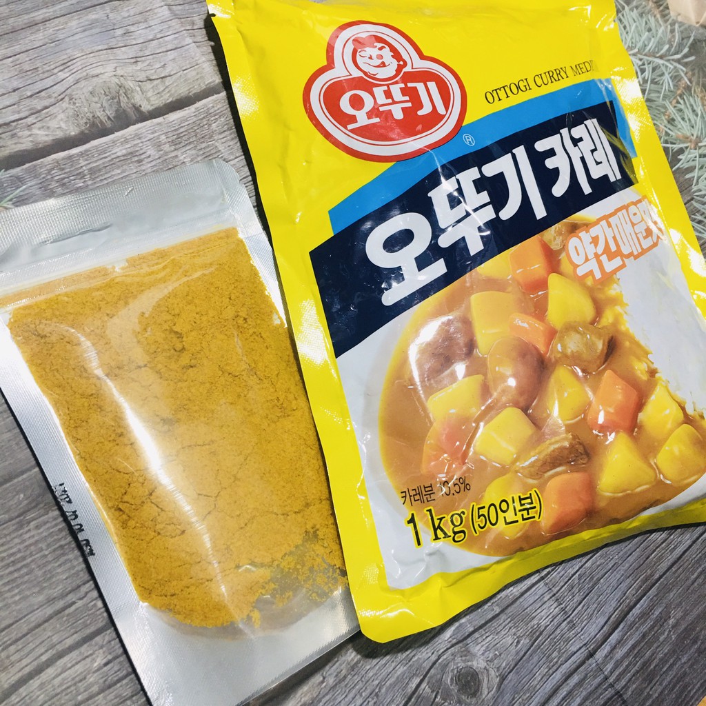 Bột cà ri hơi cay Hàn Quốc gói 100g