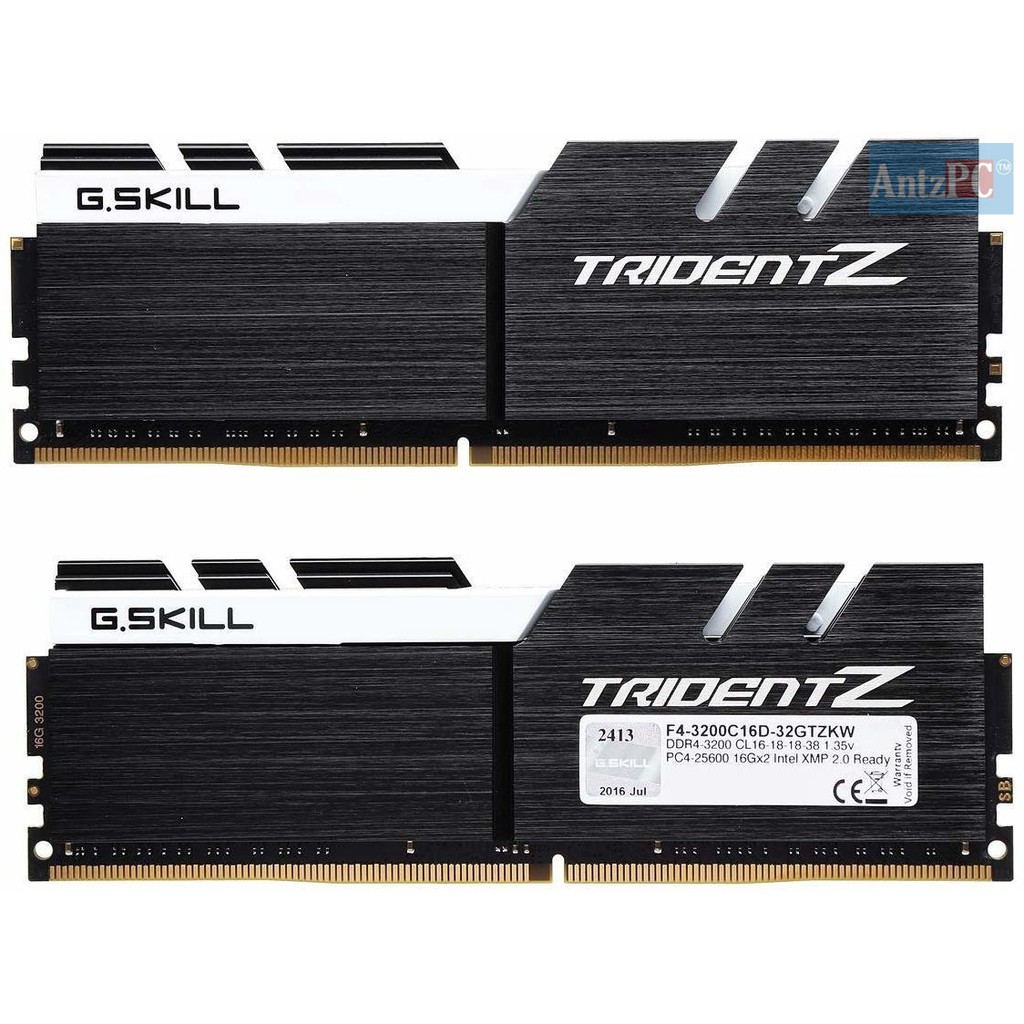 RAM Máy tính PC G.SKILL 32GB (2 x 16GB) TridentZ Series DDR4 PC4-25600 SDRAM 3200MHz [Hàng nhập khẩu US] | BigBuy360 - bigbuy360.vn