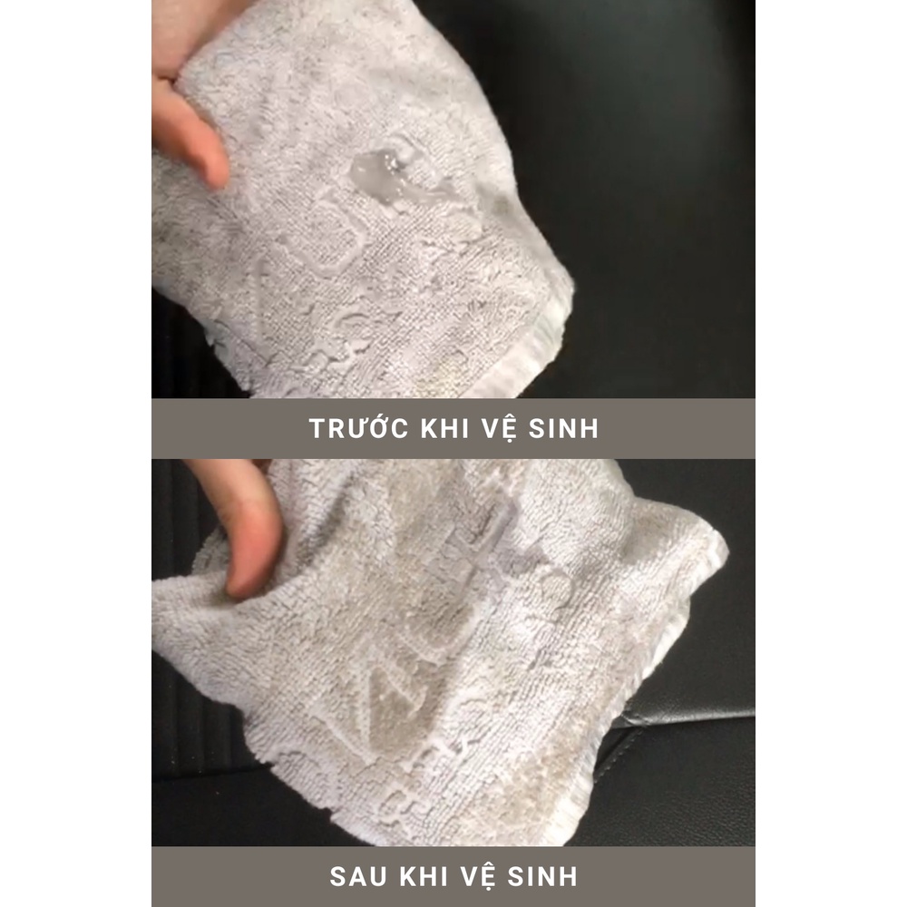 Làm sạch da Leather Cleaner Klink dành cho túi áo giày ghế da cao cấp mà không làm vỡ da, hương thơm dễ chịu