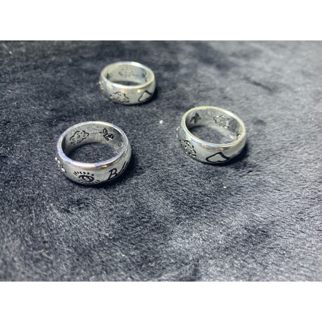 Nhẫn unisex Blind for Love thép cao cấp .