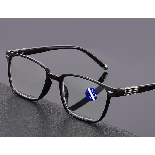 Kính lão thị viễn thị có độ siêu nhẹ KVT40UNIQUI nam nữ có độ tròng Nhật bản Mikapolarized