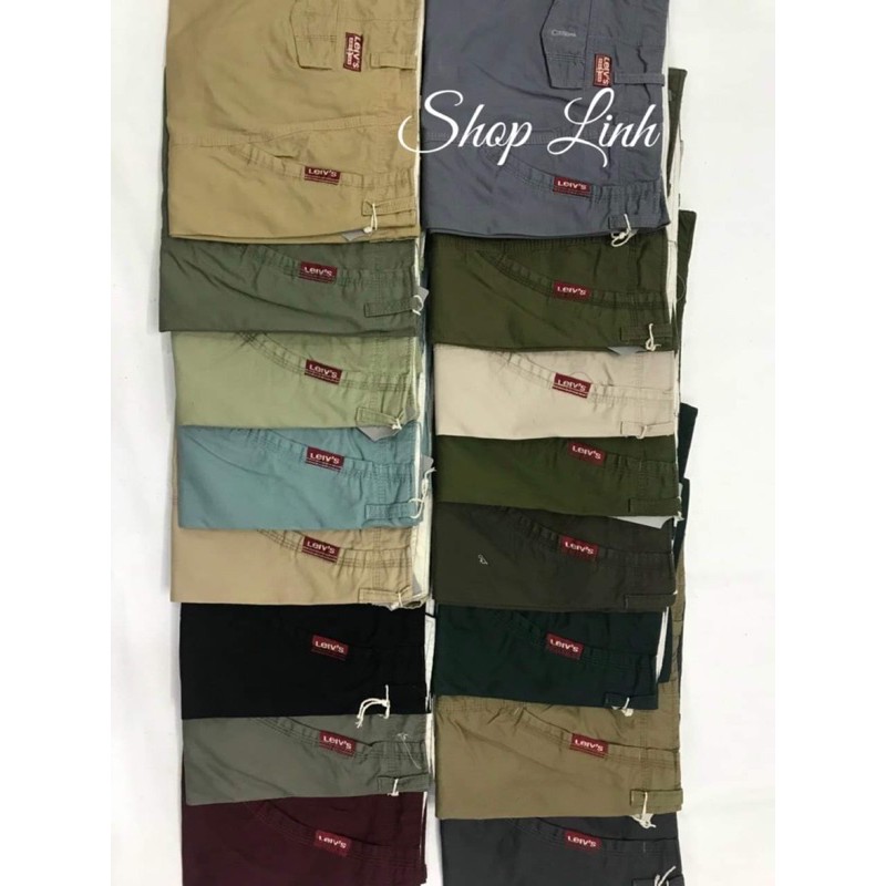 Quần short kaki nam căn bản