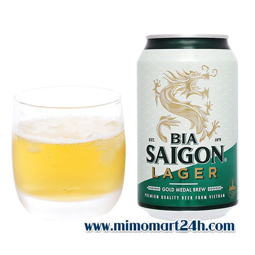 Bia Sài Gòn Lager - Thùng 24 lon x 330ml