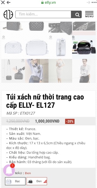 Túi xách Elly thanh lý