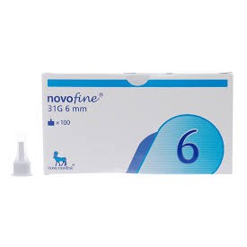 Kim bánh ú Novofine 31G x 6MM hộp 100 cái