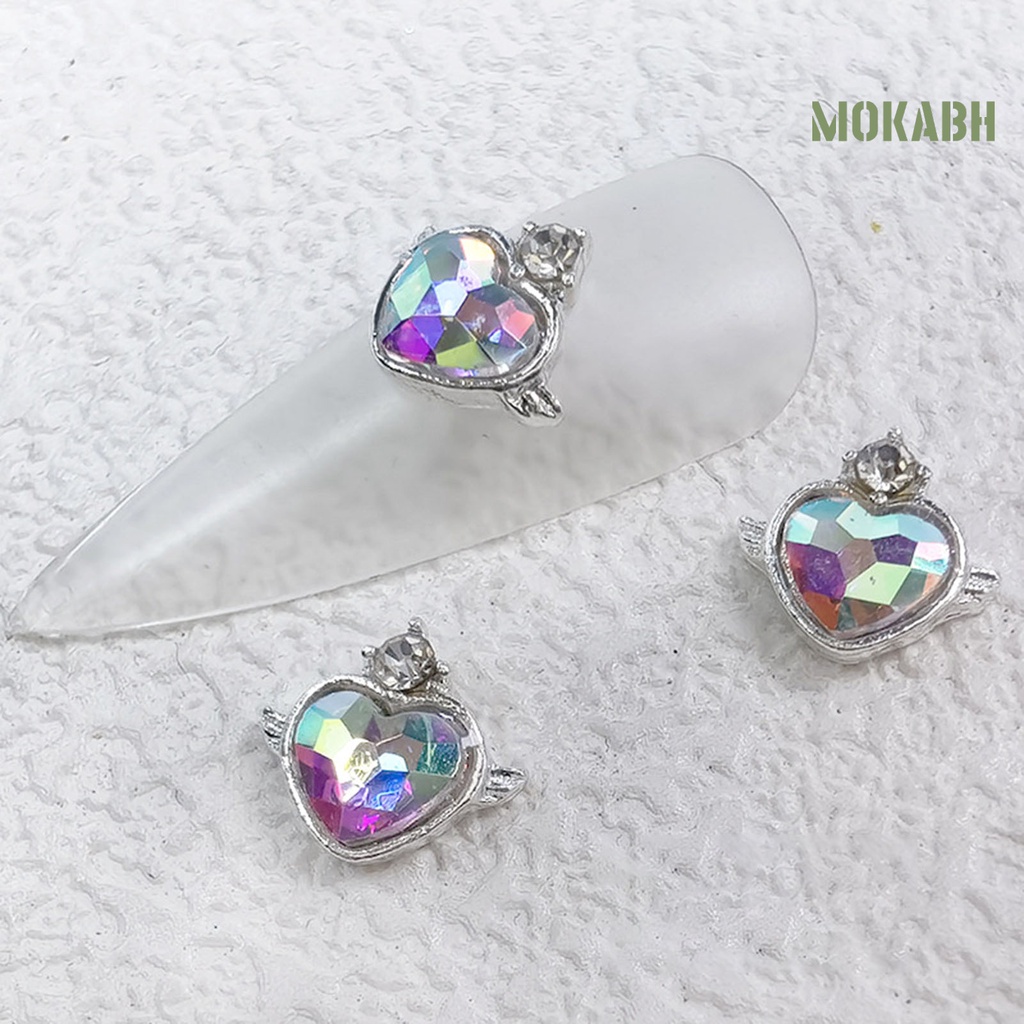 Bộ 20 Phụ Kiện Trang Trí Móng Tay Bằng Hợp Kim Sáng Tạo Dễ Sử Dụng