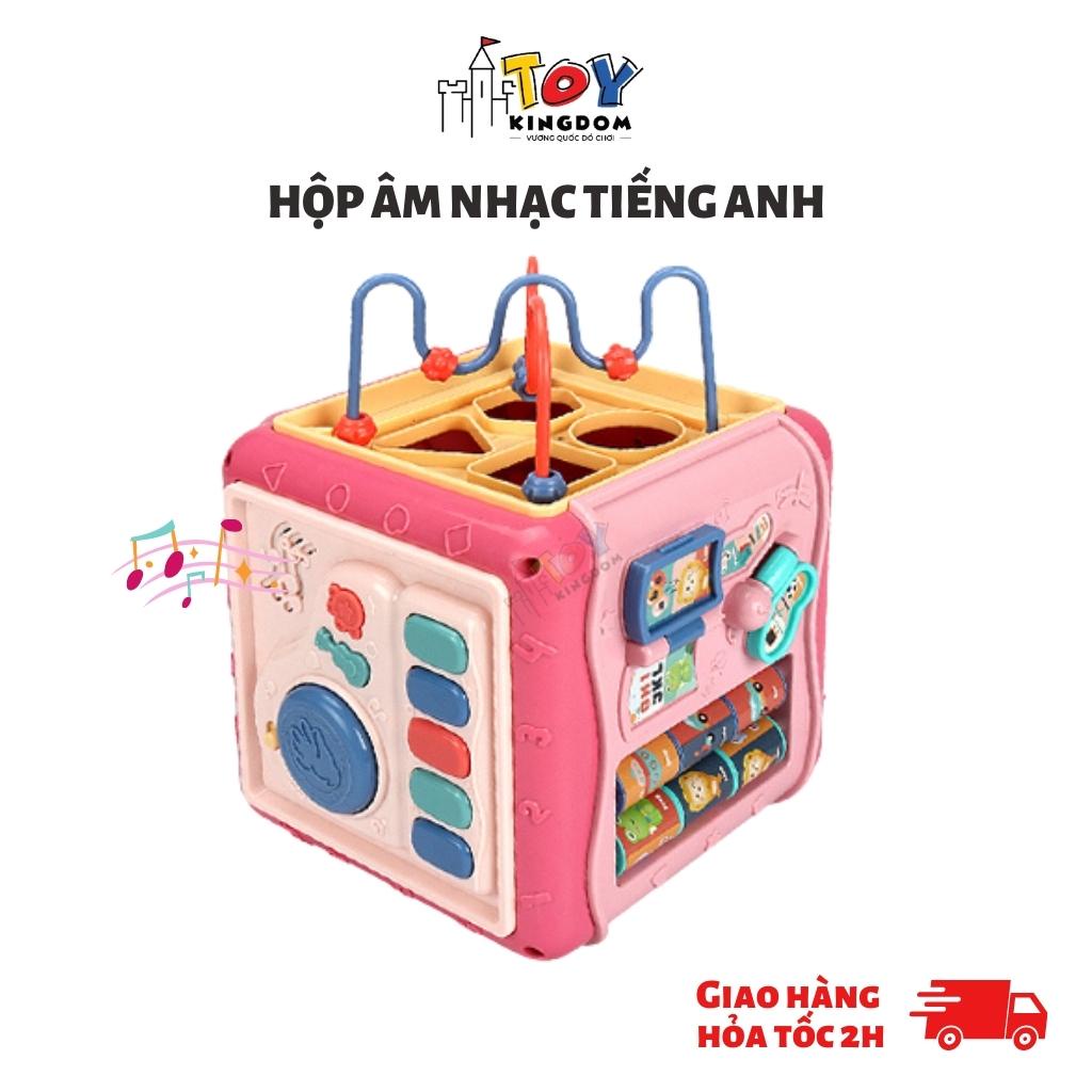 Đồ Chơi Âm Nhạc Tiếng Anh Toykingdom 6 Mặt Thả Hình Khối Cho Bé Từ 6 Tháng Tuổi