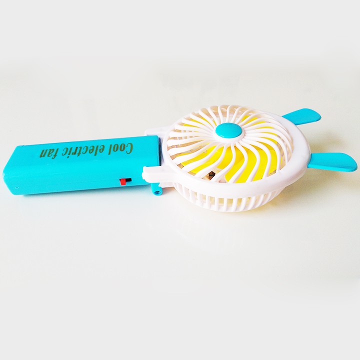 Quạt mini cầm tay chạy pin, cool electric fan | BigBuy360 - bigbuy360.vn