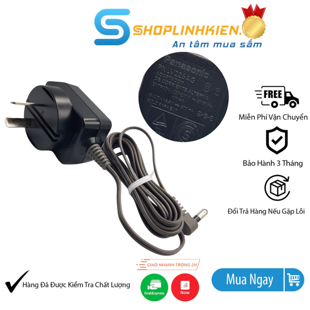 Nguồn Adapter PANASONIC 5.5V 500mA sử dụng cho máy điện thoại bàn 5.5V500mA PNLV226AG PNLV226BX