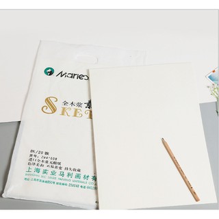 Giấy vẽ chì Maries A3 lỡ - TẬP 20 TỜ