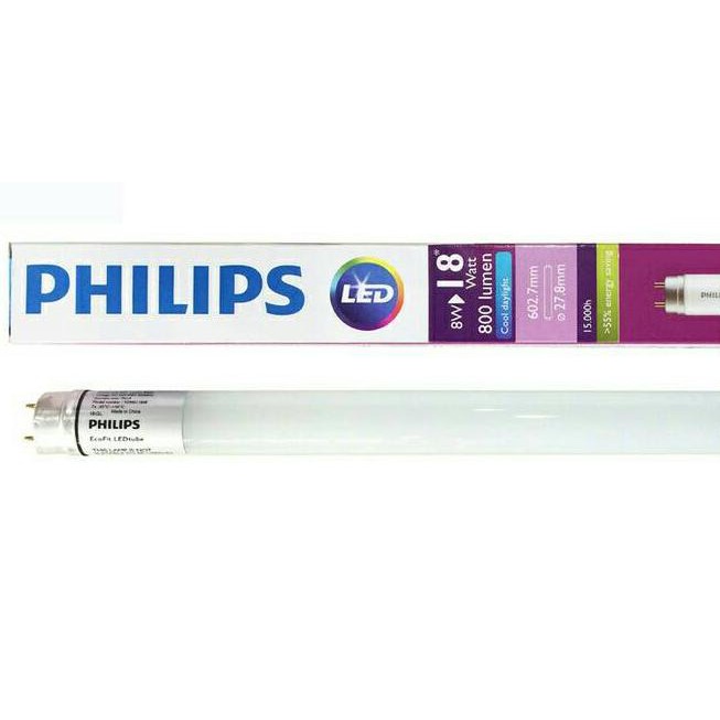 Philips Ống Đèn Led 600mm 8w 765 T8 Tl 8 Watt Zcm Chất Lượng Cao