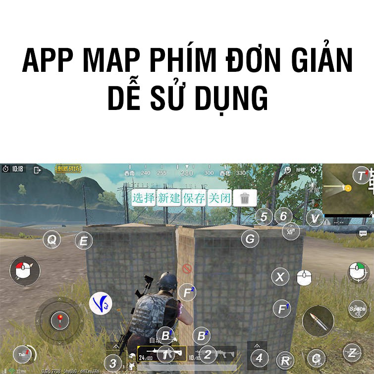 BSP P5 - Bộ chuyển đổi game chơi PUBG Mobile, Free Fire, Call of Duty