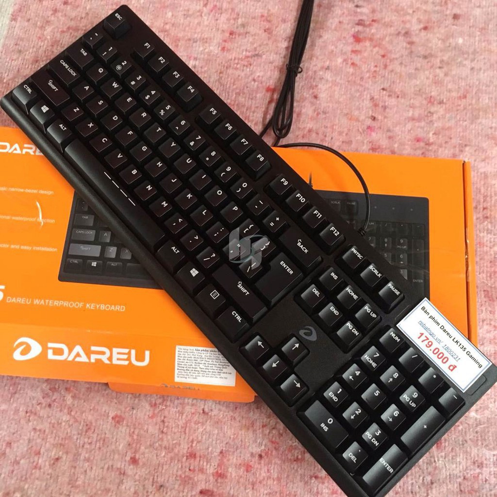 Bàn phím Dareu LK135 - Màu đen - Chống nước tuyệt đối - Chính hãng BH 24 tháng - Gear Gaming Shop