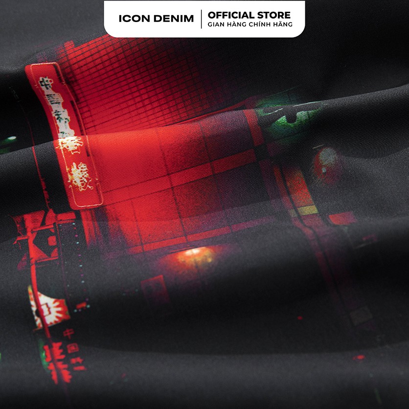 Áo Sơ Mi Nam ICON DENIM Tay Ngắn Cổ Bẻ City Night | BigBuy360 - bigbuy360.vn