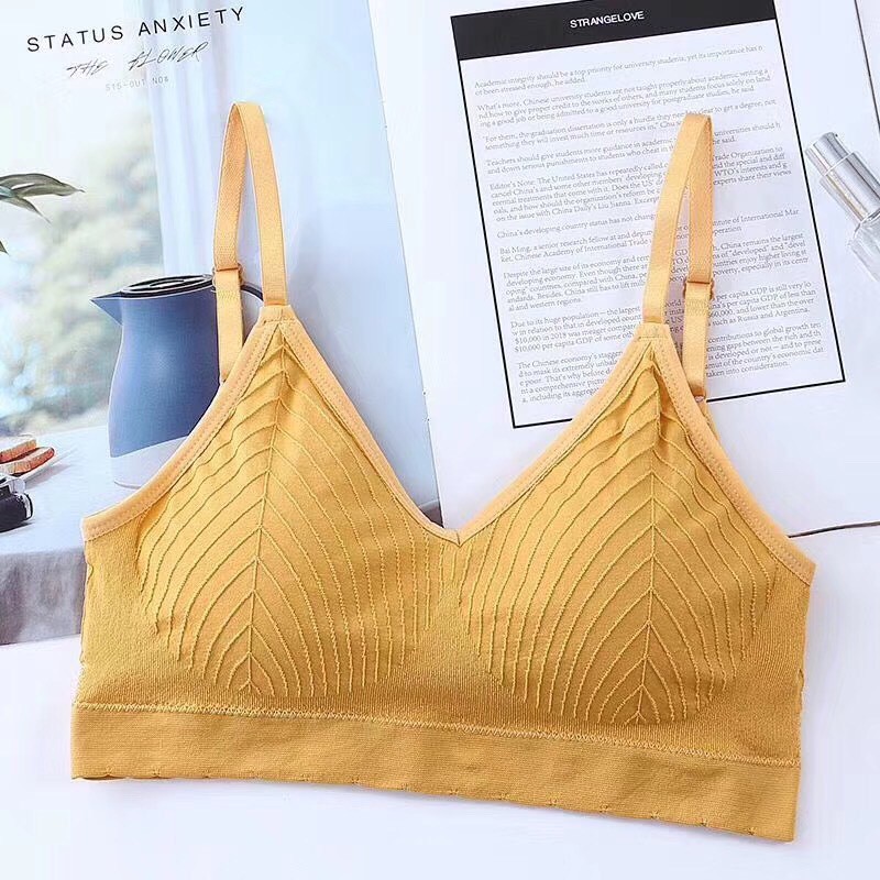 Bra cotton gân lá cực xinh cho bạn gái