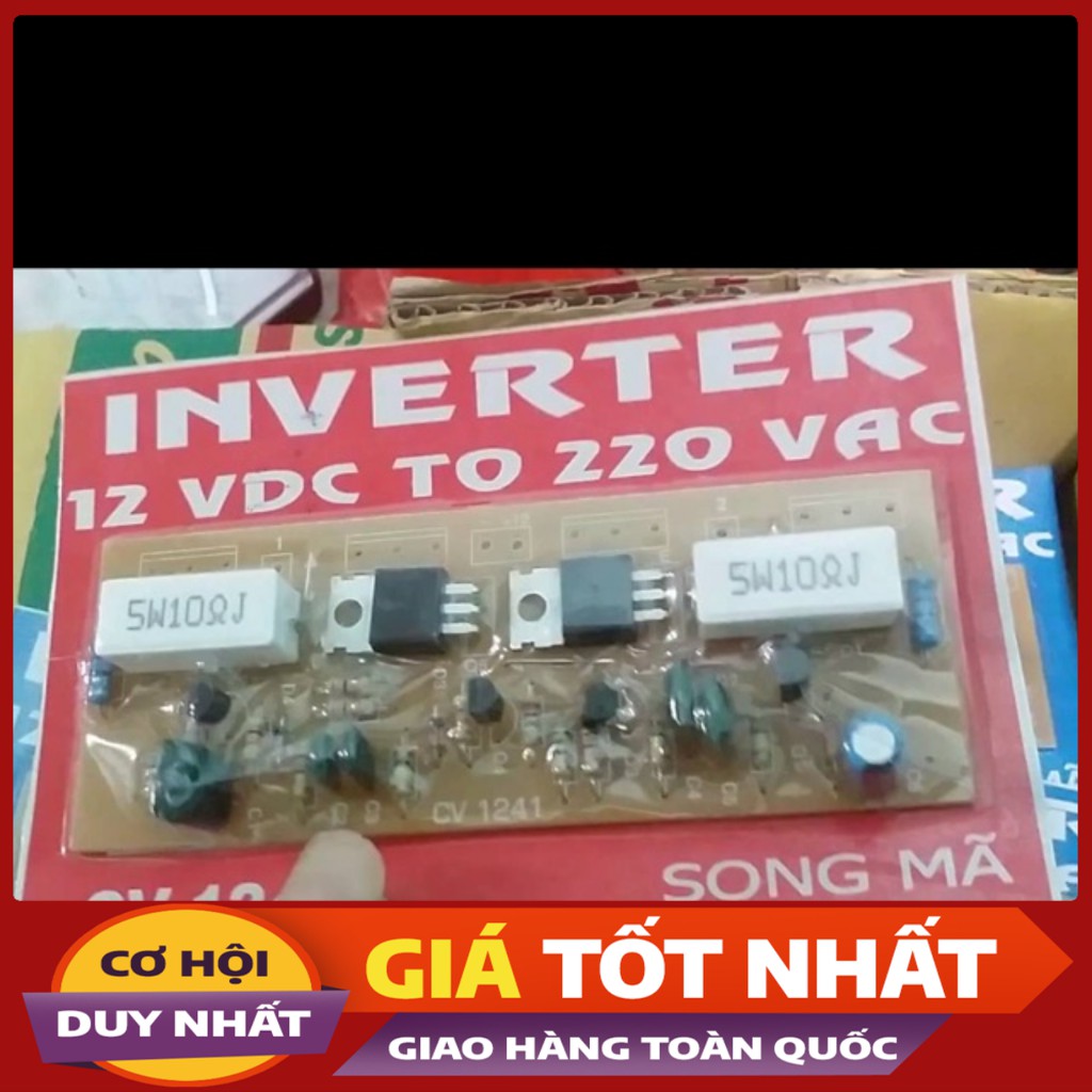 Mạch kích điện INVETER từ 12v DC lên 220v AC