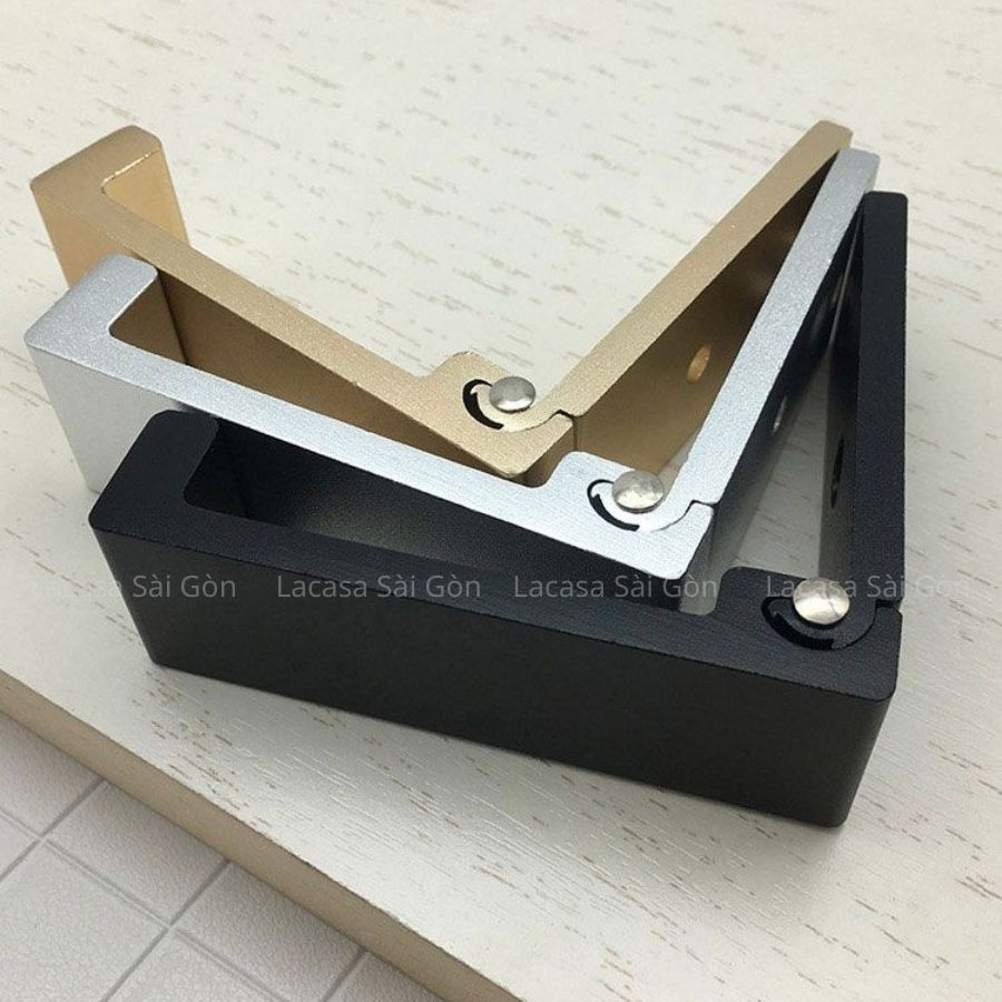 Móc treo đồ đơn gập, gắn tường bằng hợp kim nhôm toàn khối - Single Aluminum Hanger