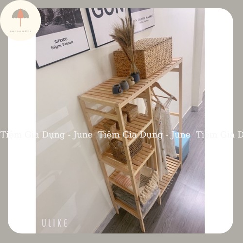 🌟 MIỄN SHIP 🌟 Tủ Treo Quần Áo 2 Buồng Gỗ Thông Newzealand Nội Thất Kiểu Hàn DOUBLE HANGER Lắp Ráp Kích Thước 97x35x150