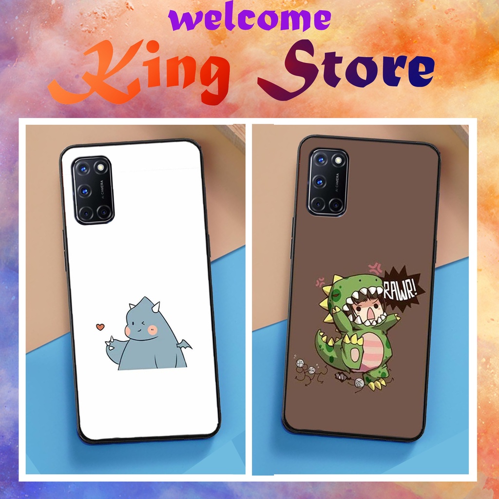 [SIÊU ƯU ĐÃI] Ốp lưng Oppo A52/A53/A92 in hình chú khủng long siêu đẹp, độc, lạ_KINGSTORE.HN_Ốp lưng điện thoại