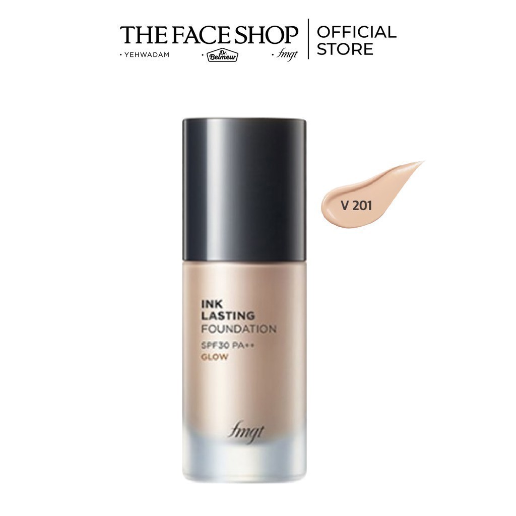 [Mã COSTFST3 -8% đơn 250K] Kem Nền Trang Điểm TheFaceShop Inklasting Foundation Glow 30ML