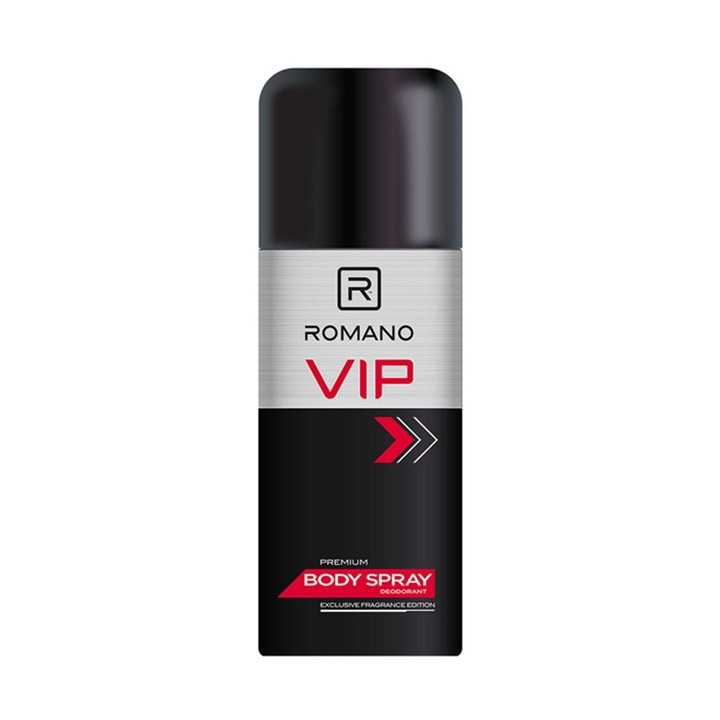 SMP- Xịt toàn thân cao cấp Romano Vip sang trọng đẳng cấp ngăn mồ hôi và mùi cơ thể 150ml