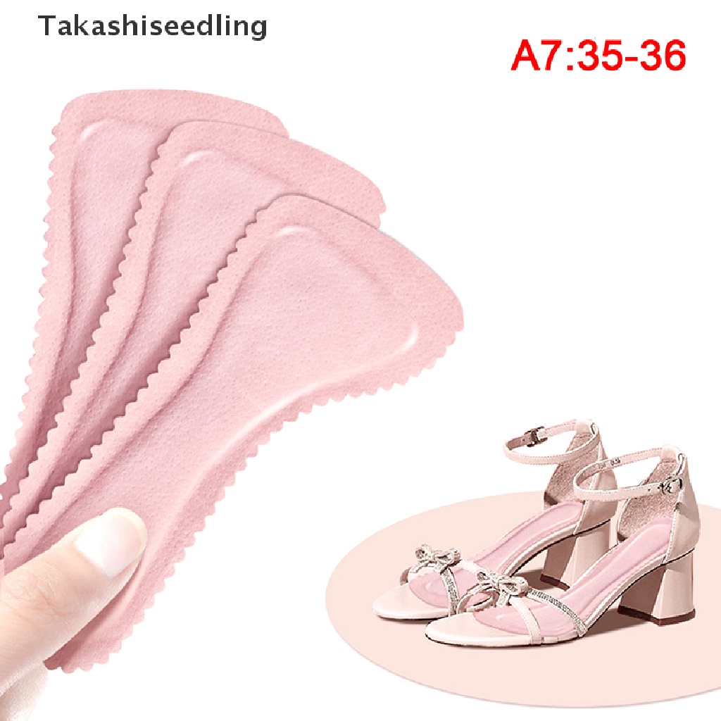 (Takashiseedling) Cặp Miếng Lót Xăng đan Cao Gót Đế Mềm Thấm Hút Mồ Hôi Thoải Mái Dành Cho Nữ Bán Chạy