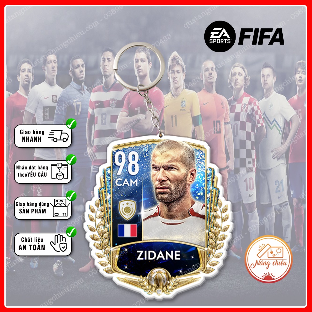 Móc khóa thẻ Team Of The Year☘️Quà Tặng Nắng Chiều☘️