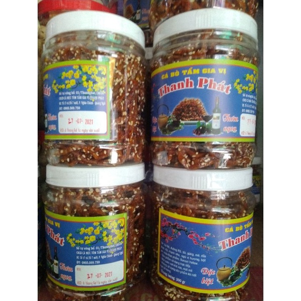 CÁ BÒ TẨM GIA VỊ THANH PHÁT NGON LOẠI 1