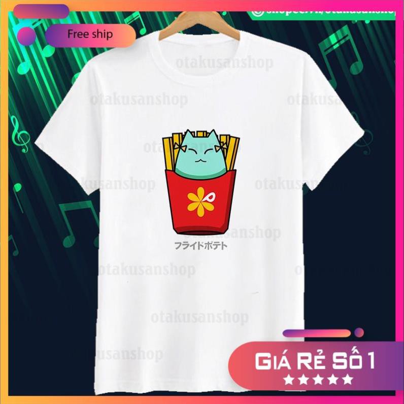 SALE- Áo thun Bang Dream Pastel Palletes Hikawa Hina French Fries - HÀNG CHUẨN ĐẸP
