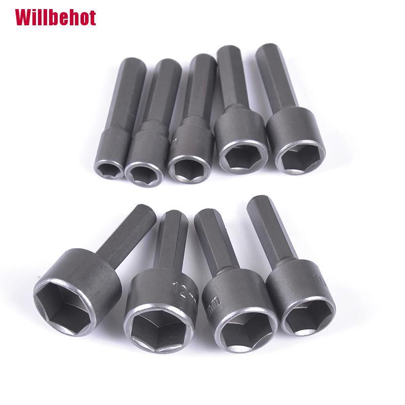 Set mũi khoan lục giác bằng thép 5-13mm 1/4&quot;