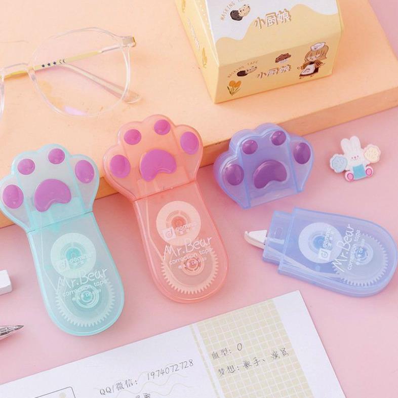 Bút Xóa Kéo Hình Chân Mèo Dễ Thương S01K40