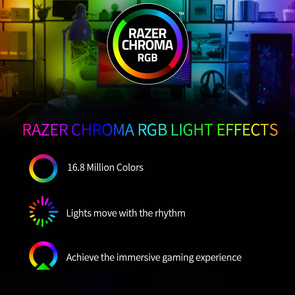 Chuột chơi game có dây mini Razer deathadder v2 cảm biến quang 8500dpi paw3359 chuột chroma rgb 6 nút tiện dụng có thể lập trình