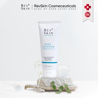 Sữa rửa mặt cho da dầu - mụn revskin deep cleanser - 60g