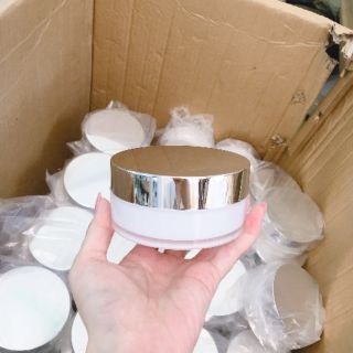 COMBO 5 HŨ ĐỰNG KEM BODY  CAO CẤP 150G TRẮNG NHŨ NẮP XI BẠC