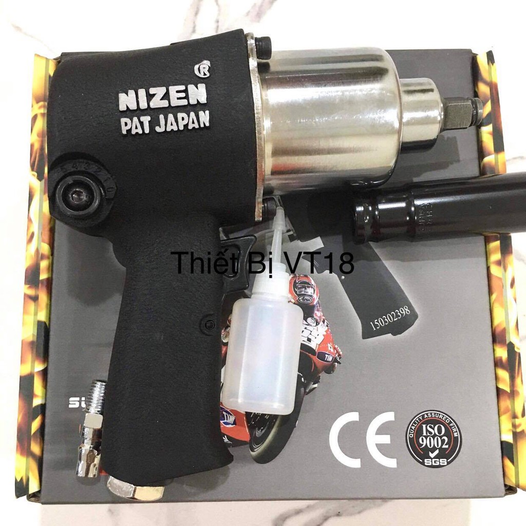 Súng bắn ôc siết bulong NiZen 2 Búa - Xuất sứ Japan - Thiết Bị VT18