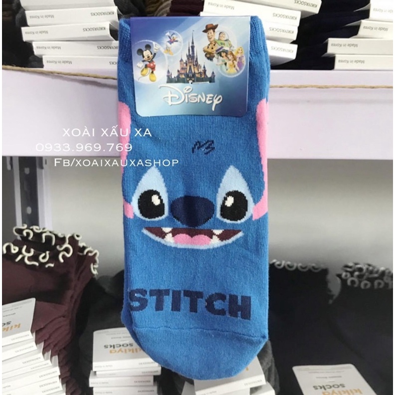 Vớ chân hoạt hình disney Lilo&stitch dễ thương