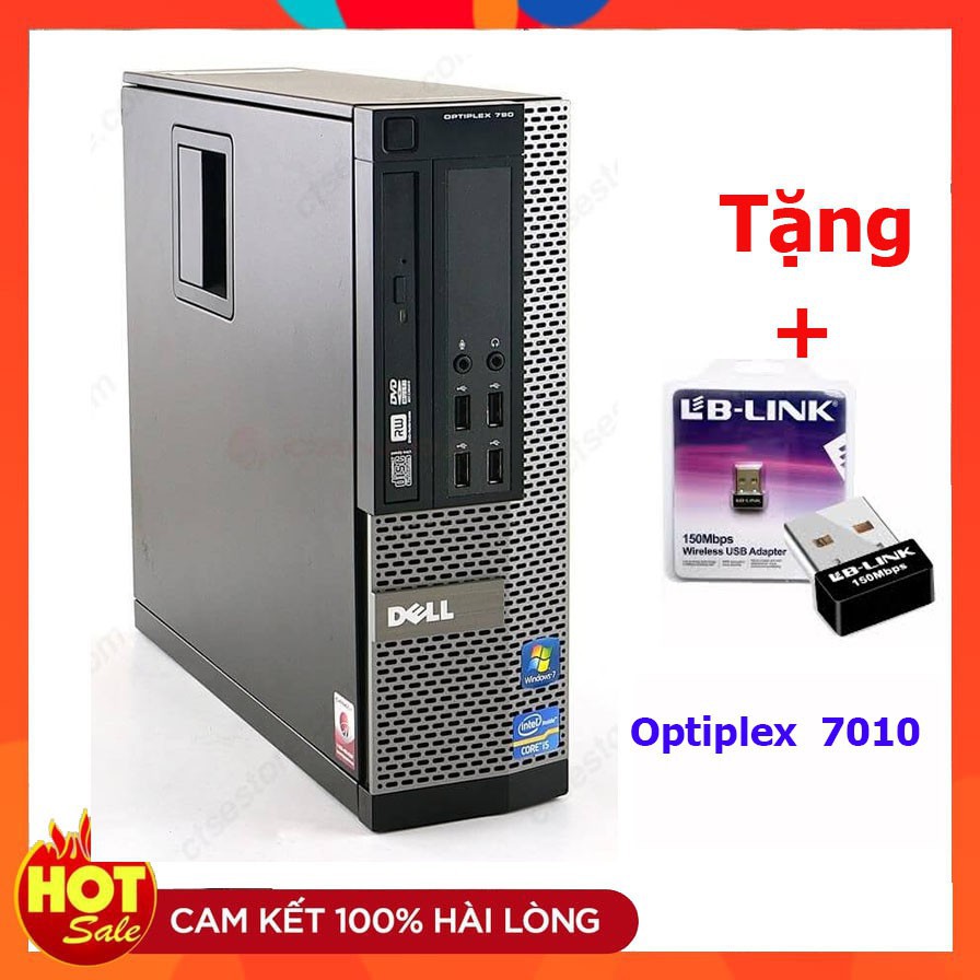 Máy tính đồng bộ Dell Optiplex 7010 Core i7 / Core I5 / Core I3 / Ram 4GB / SSD 120GB / 240GB - Tặng USB Thu Wifi 95 | BigBuy360 - bigbuy360.vn