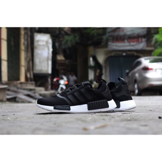 Giày nmd r1 black white - có sẵn
