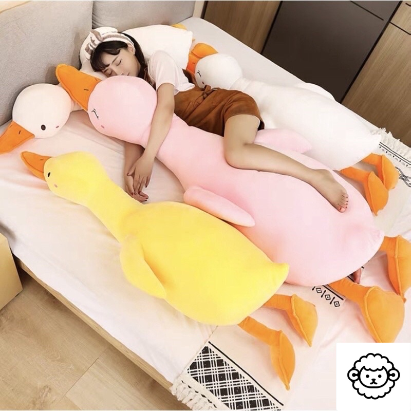 Gấu bông vịt trầm cảm, vịt mệt mỏi mềm mịn siêu hot, thú nhồi bông, gấu ôm 1m3-1m6