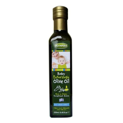 Dầu oliu Olympias EV Baby 250ml (Hy Lạp) siêu nguyên chất dành cho trẻ em