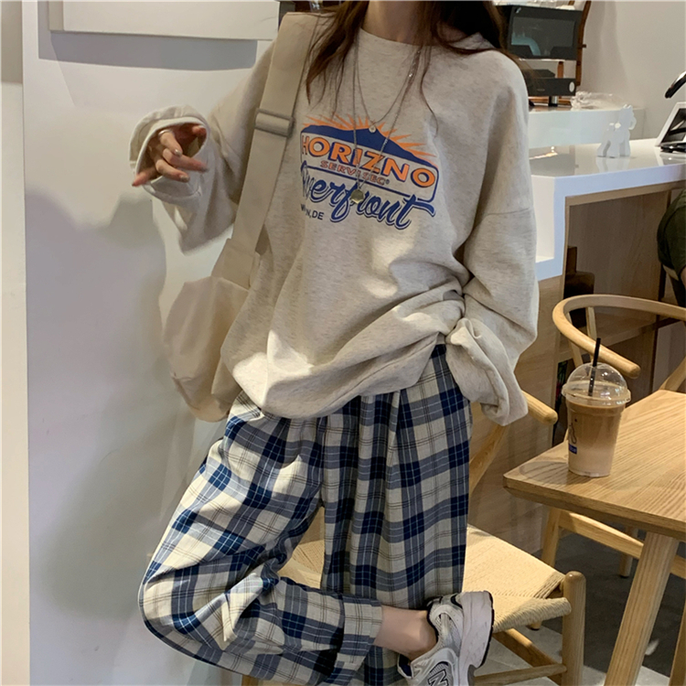 NRVP Áo thun tay dài dáng rộng thời trang 2020 cho nữ