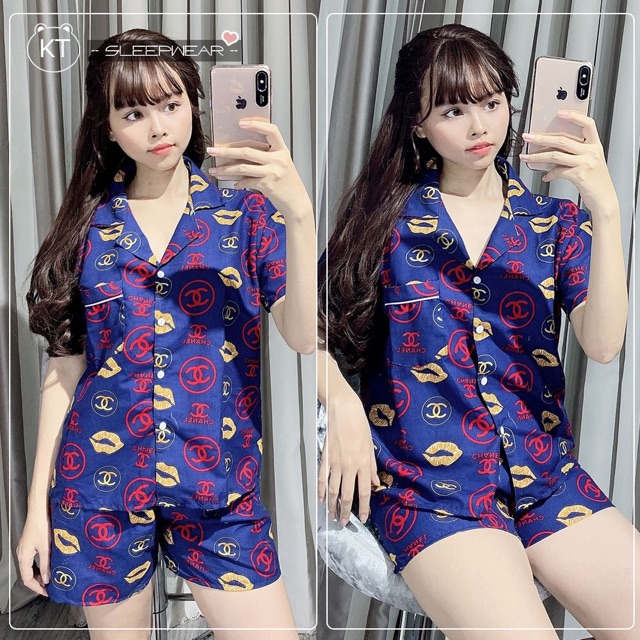 BỘ NGỦ PIJAMA KHÔNG VIỀN QUẦN NGẮN - ĐỒ BỘ THÁI LAN | BigBuy360 - bigbuy360.vn